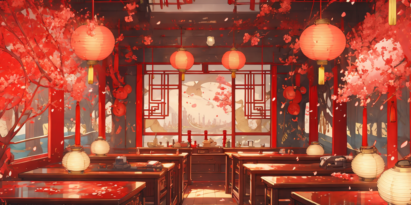 19490-1418471249-(masterpiece_1.2), best quality,PIXIV,cozy animation scenes,_scenery, lantern, no humans, table, east asian architecture, archit.png